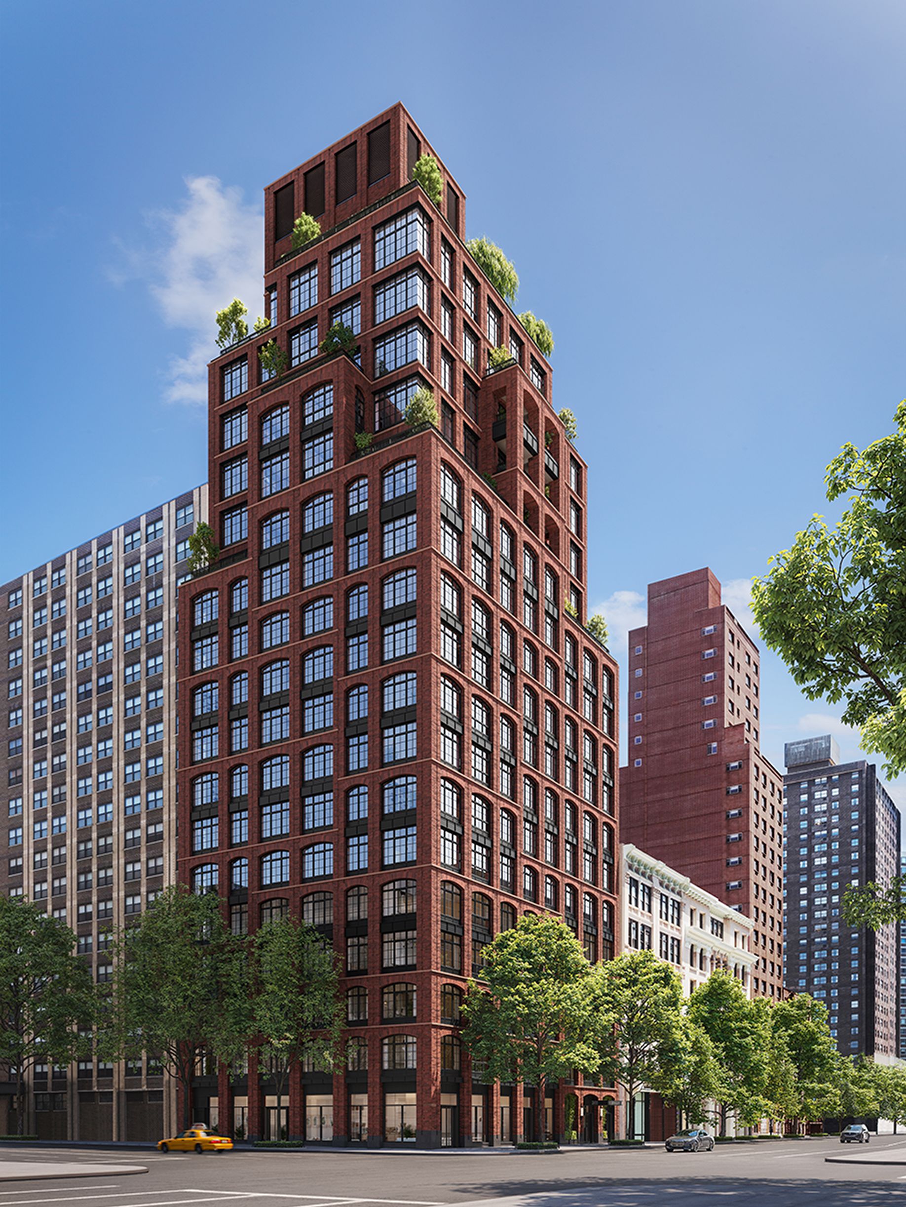 Exterior of The Willow, new luxury boutique residences in Gramercy by Naftali Group.